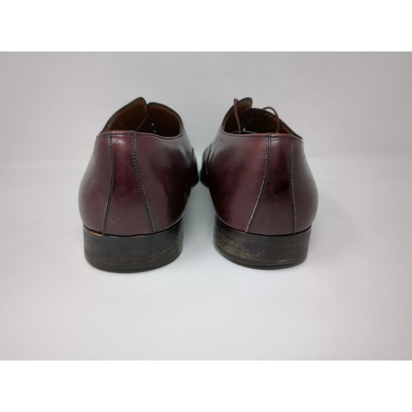 Salvatore Ferragamo Brogue Wingtip Oxford Burgundy Leather Lace Up Shoes 8.5 EE‎ main image 13